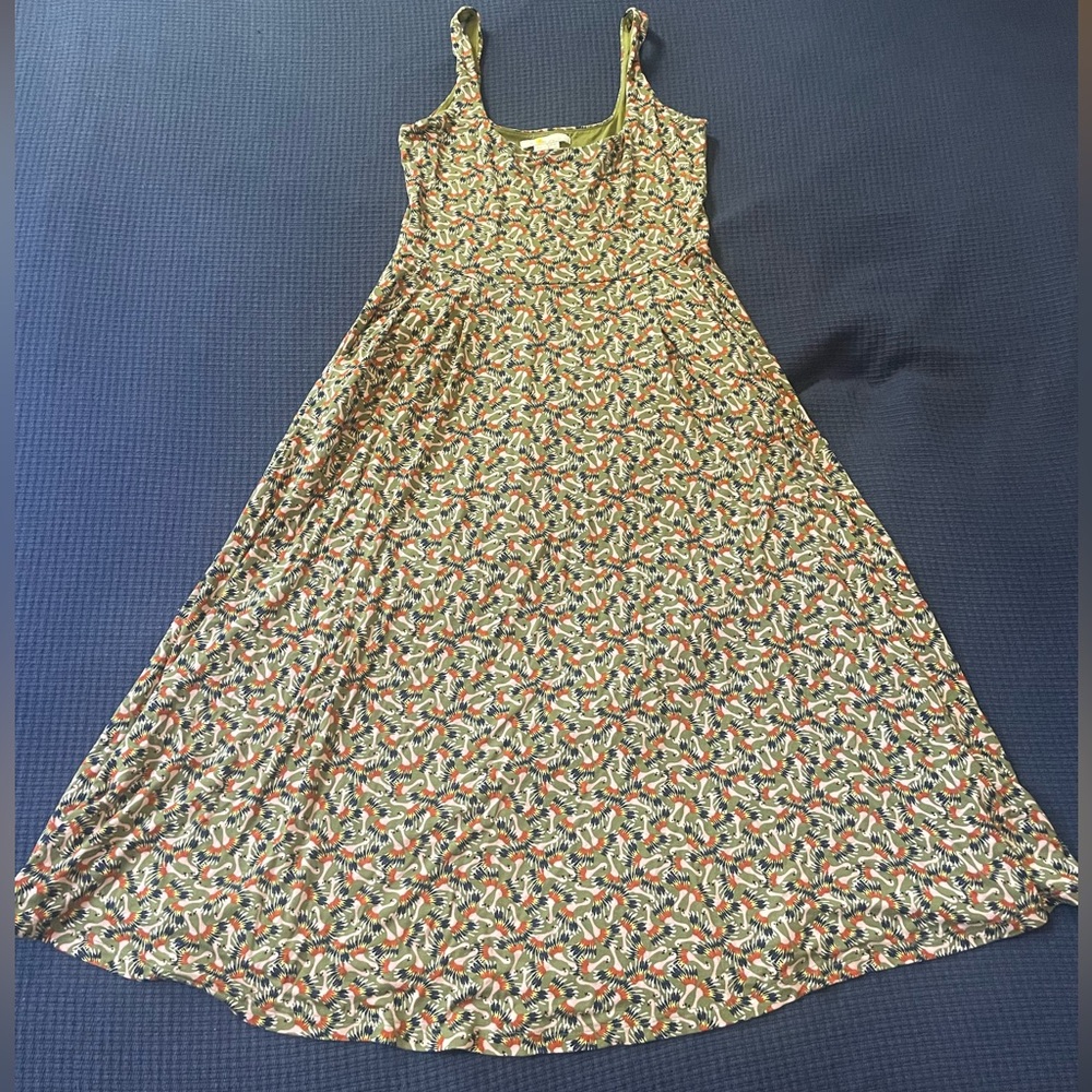 Boden peacock dress